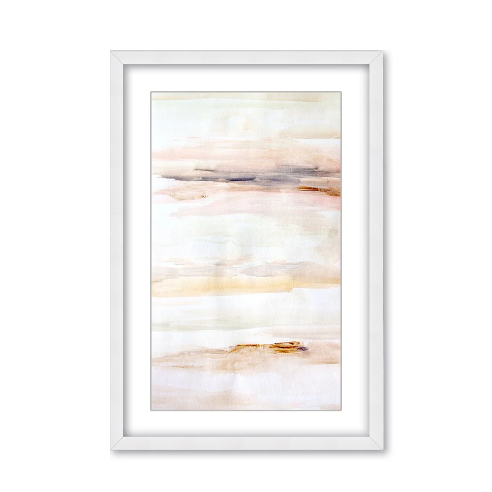 Summer Dusk" Framed Matted Print Wall Art